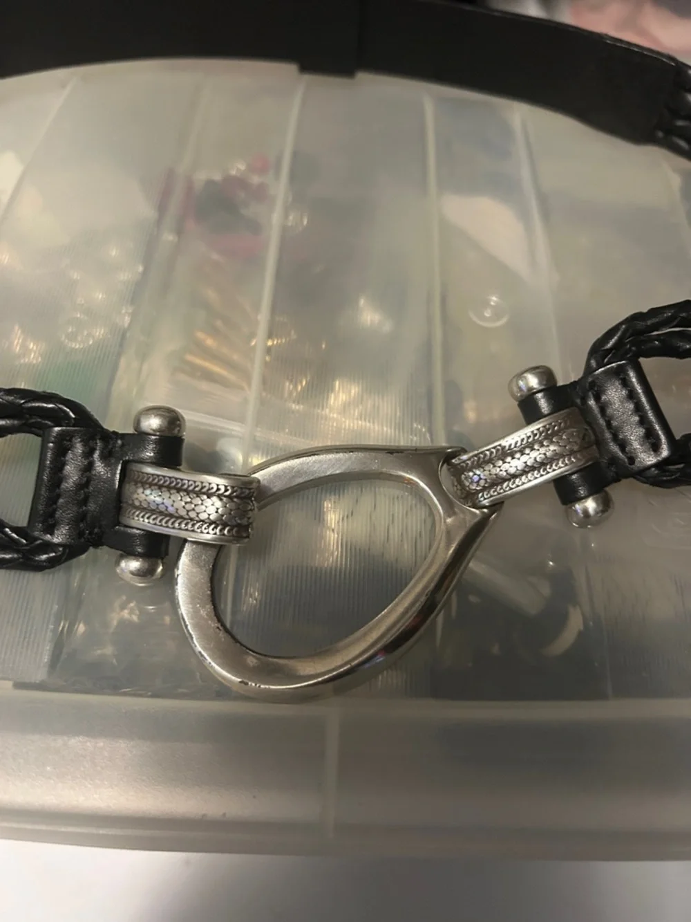 Elegant Black and Silver Women's Accessory